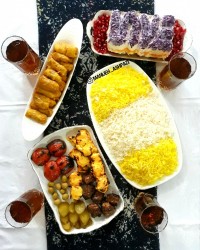 جوجه کباب زعفرانی و ترش