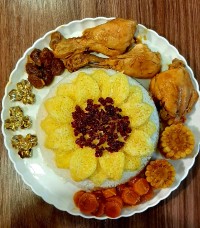 زرشک پلو و مرغ