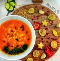 سوپ رشته وجوپرک متفاوت