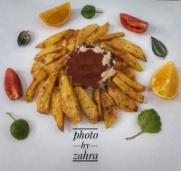 سیب زمینی کبابی در تابه رژیمی