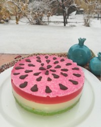 چیز کیک هندوانه