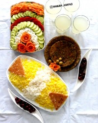 کوکوی سبزی در فر