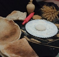 نان محلی (ساجی)مامان محمد امین پز