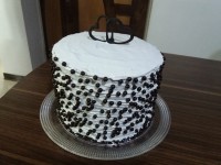 کیک اسفنجی دو رنگ