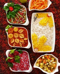 سالاد انار لطفاًورق بزنید