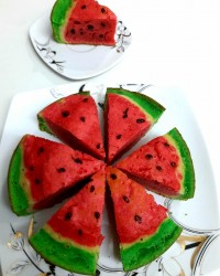 کیک تابه ای هندونه ای.