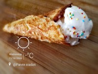 نون بستنی قیفی