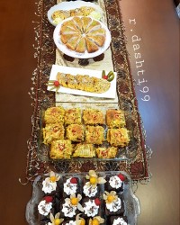 میز عصرونه وشام