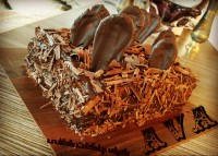 کیک چاکلت کافی