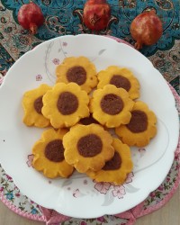 شیرینی خوشمزه گل آفتابگردان