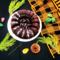 کیک خیس قهوه پست تولد