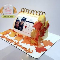 کیک تقویم رومیزی