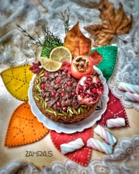 کیک هویج کرمدار