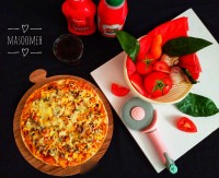 پیتزامرغ مخلوط