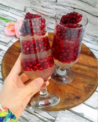 ژله انار ویترینی