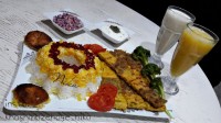 کباب تابه ای دو رنگ