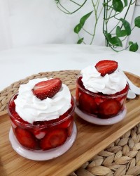 چیز کیک لیوانی