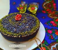 کیک خیس براوونی شکلاتی