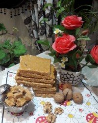 آبنبات شیری گردویی