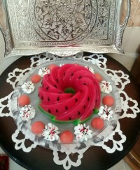 ژله هندوانه ای یلدا