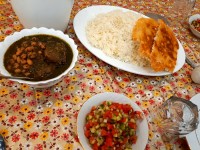 قرمه سبزی سالاد شیرازی