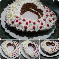 کیک سابله قلب برای سالگرد عقد