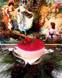 چیز کیک انار ویژه شب یلدا