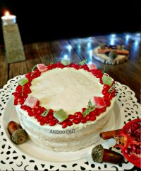 کیک شیفون شکلاتی کیک عریان