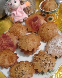 کاپ کیک عسلی بدون تخم مرغ