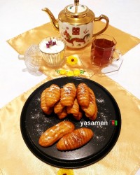 خجور یا بسراغ. یکی از شیرینی های خوشمزه افغانستانی