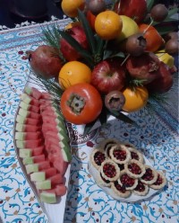 میوه آرایی یلدایی