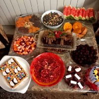 ایده کیک یخچالی یلدایی