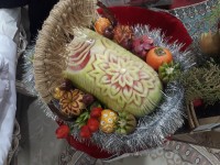 تزیین سبدمیوه برای عروس زندایی همسرم