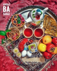 صبحانه آخرین جمعه پاییز با یه نون بربری خونگی