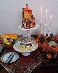 سلام عزیزان همراه..یه عصرونه عالی با یه کیک پاییزی جذاب
