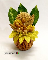 سبد گل آجیل یلدایی