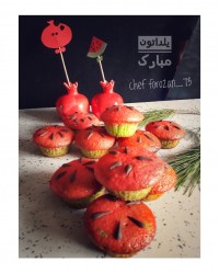 کاپ کیک هندوانه