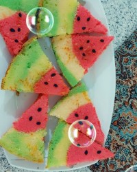 کیک هندونه ای یلدا