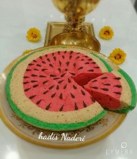 کیک هندوانه ویژه یلدا