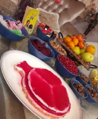 ❤❤میز یلدای امسال ما❤❤