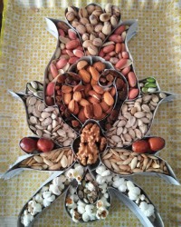 تزیین آجیل شب یلدا 1399