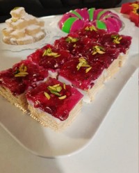 کیک یخچالی انار