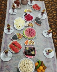 سفره ی شب یلدا