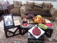 تداراکات یلدا خونه مادرم