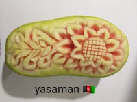 اولین حکاکی هندوانه من