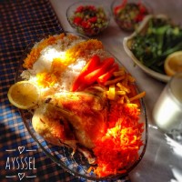 خورشت مرغ و هویج ناهار تولد همسرجان