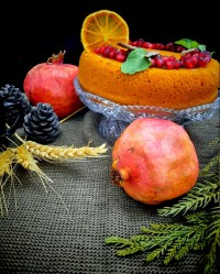 کیک کدو حلوایی با ماست