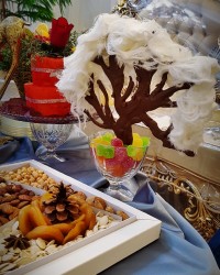 تزیین پشمک رویال ویژه شب یلدا