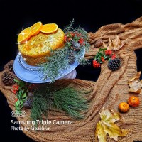 کیک گلاب بدون فر و همزن