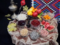 سفره یلدای ۹۹ پانصدمین پست مَه ویدا خانِم